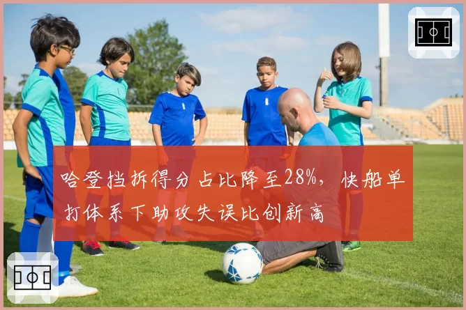 哈登挡拆得分占比降至28%，快船单打体系下助攻失误比创新高